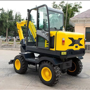 Miniexcavadora de Ruedas Diésel de Alta Eficiencia con Tracción en las Cuatro Ruedas, con Motor y Bomba de Doble Propósito para Ingeniería y Agricultura - Product Image 4