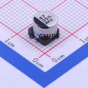 Condensador Electrolítico de Aluminio SMD EEE1VA470WAP, D6.3xL5.4mm 47uF 20% 35V 70mA-120Hz - Product Image 1