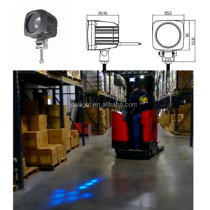 OEM מותאם אישית לוגו 27W 10-80V DC Led בטיחות מלגזה אור ירוק אדום פלאש חץ כחול Strobe חץ אזהרת אור - Product Image 6