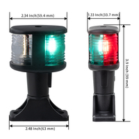 Feu de navigation LED 12v pour bateau marin 1NM
