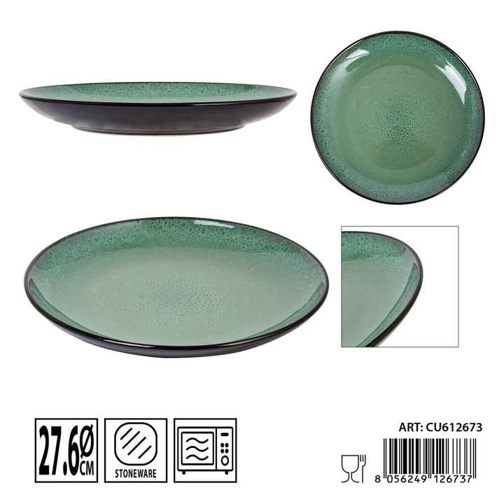 Flat plate 26.7cm - Ceramic items