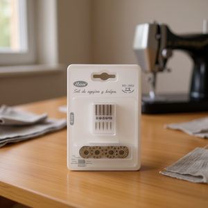 Set di aghi e rocchetti da cucito, 5 pezzi, per macchina da cucire, misura 70-110 - Product Image 2