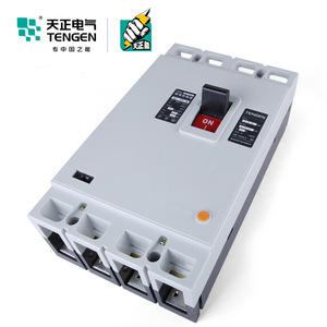 Disjoncteur différentiel Tengen Dz20l-400/3n300 4P 315A 400A triphasé quatre fils à boîtier moulé - Product Image 1