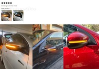 Intermitentes Dinámicos para Retrovisor Lateral para Volkswagen Golf MK6 GTI 6 R Line VI R20, Luz LED de Señal de Giro, Tuning para Touran, 12V, 2 Piezas