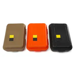 Protection Small Waterproof Box Travel Sealed Container Portable Matches Case Holder Tool Box Waterproof Storage Box