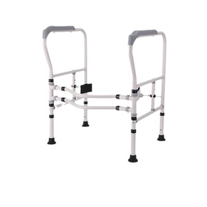 Barre d'appui pour toilettes Wan Renkangyun, réglable en largeur et en hauteur, barre de sécurité pour personnes âgées, assistance pour la salle de bain, cadre de soutien antidérapant - Product Image 2