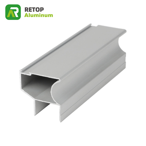 Profil Jalur Ganda Jalur Atas Bawah <span class=keywords><strong>Aluminium</strong></span> Kustom Lemari Pakaian Foshan Profil Pintu Geser - Product Image 2
