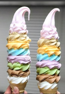 Machine à glace 50L/H avec 5 saveurs, machine à glace molle commerciale automatique avec fonction de pré-refroidissement et de mélange - Product Image 4