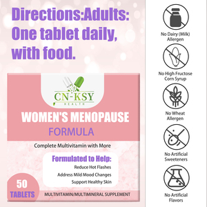 Menopause-Tabletten für Frauen Multivitamin-Formel Unterstützt die Knochengesundheit Ganzheitliche Frauengesundheit für Tägliches Wohlbefinden Stimmungsausgleich - Product Image 4