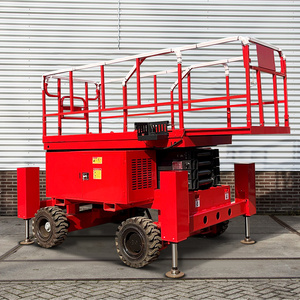 हाई-एंड खुरदरा इलाके कैंची लिफ्ट स्व-चालित इलेक्ट्रिक हवाई लिफ्ट प्लेटफॉर्म व्यक्तिगत लिफ्ट - Product Image 4