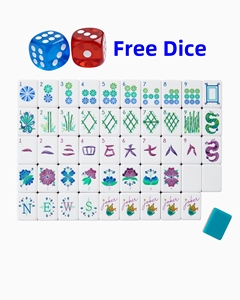 Four Tier Mahjong Set 160 Acrylic Engraved Luxury Set American Mahjong Tiles for Family Gatherings <b>Entertainment</b> and Gifting - Product Image 2