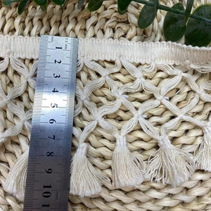Tende in <span class=keywords><strong>pizzo</strong></span> a forma di diamante incrociato in stile bohémien Jiay, accessori, artigianato, decorazioni, fai da te - Product Image 2