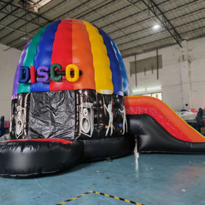 PVC videur cavalier plein d'entrain gonflable Disco dôme danse saut château rebond maison pour la fête - Product Image 4