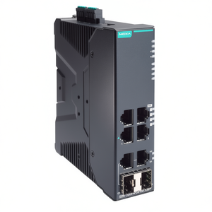 Moxa สวิตช์ SDS-3006-4PoE-2GTXSFP 48V lc/pc Gigabit POE สวิตช์ที่มีการจัดการเครือข่ายระดับองค์กร - Product Image 2