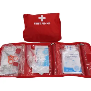 Kit di sopravvivenza di pronto soccorso mini pocket kit di pronto soccorso da viaggio all'aperto kit di pronto soccorso di emergenza portatile custodia per borsa