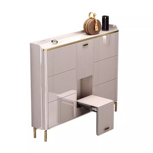 <span class=keywords><strong>Meuble</strong></span> à chaussures moderne de style nordique <span class=keywords><strong>avec</strong></span> siège et tabouret intégrés pour la maison, l'hôtel, l'appartement – <span class=keywords><strong>Meuble</strong></span> à chaussures <span class=keywords><strong>avec</strong></span> siège intégré - Product Image 6
