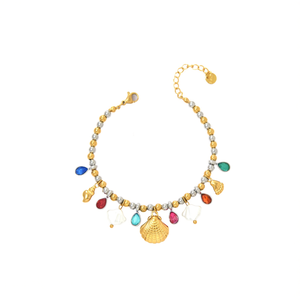 Fashion Beaded <b>Bracelet</b> 316L Stainless Steel PVD Gold Plating Sustainable Resistant Charm Jewelry for Women - Product Image 2