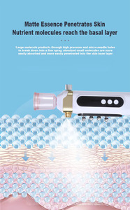 Appareil facial portable à oxygène nano, microcourant pour le lifting du visage - Product Image 5