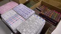 Juego de 160 fichas de mahjong acrílicas de una sola capa con patrón de caparazón de tortuga para el mercado estadounidense de mahjong, en oferta.