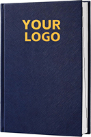 Cuaderno Personalizado con Cubierta de Papel Grueso A5, Encuadernación Térmica en Espiral, Grabado en Oro, Logotipo Personalizado, Regalo, Uso Escolar, Diario, Planificador