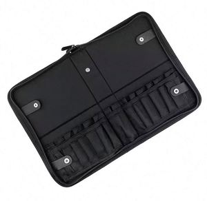 Free Sample Black <b>Makeup</b> <b>Brush</b> <b>Case</b> Multifunctional Stand-Up <b>Makeup</b> Bag <b>Makeup</b> <b>Brush</b> Holder Professional Portable Travel - Product Image 5