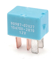 RY-302 4pin/5pin 12V/24V 30A NO/NC argent Contact 40A courant nominal relais automobile étanche pour Air pour voitures violettes nouveau