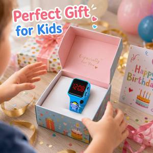 Orologio Digitale LED per <span class=keywords><strong>Bambini</strong></span> con Personaggi dei Cartoni Animati, Divertente Orologio Elettronico per Ragazzi e Ragazze, Regalo per <span class=keywords><strong>Bambini</strong></span> - Product Image 6