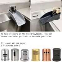 Rallonge de bec de débordement universelle à 4 ° en silicone pour lave-vaisselle avec rampe d'eau Fournitures de bain et de toilette