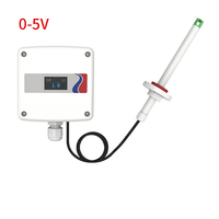 Capteur de vitesse du vent en Pipeline type fendu transmetteur d'instruments de mesure de la vitesse du vent et du volume d'air RS485 industriel de haute précision
