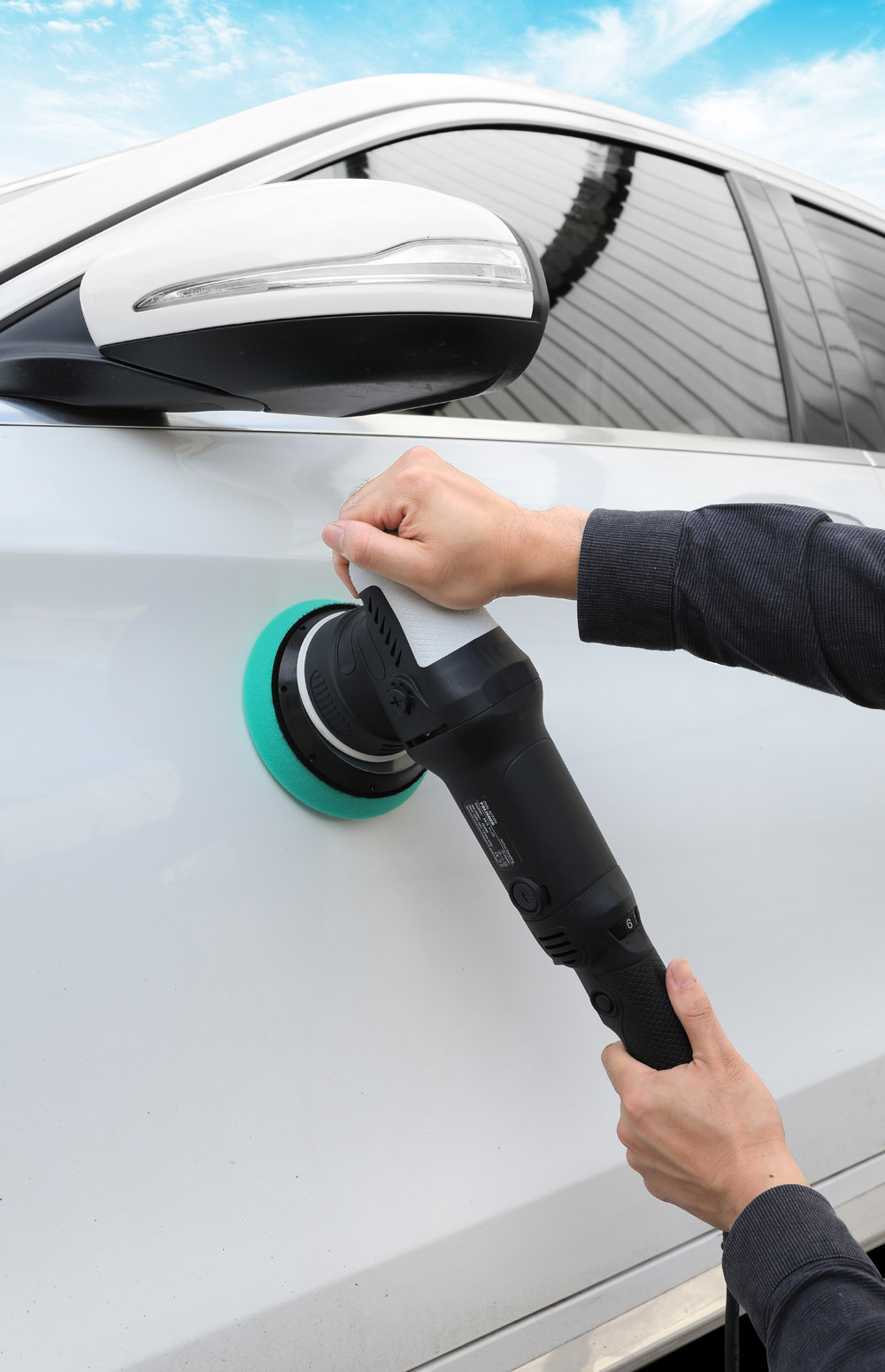 OEM 1000 Вт Двойное действие 15 мм 5 дюймов случайный орбитальный полировщик автомобильный буфер для автомобильного детейлинга