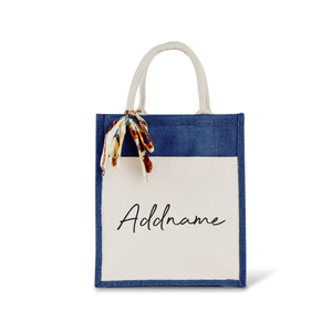 High Quality Jute <b>Canvas</b> <b>Tote</b> <b>Bag</b> for Women Large Size Vintage Style <b>with</b> Burlap <b>Zipper</b> & Custom Logo Reusable From Bangladesh - Product Image 3