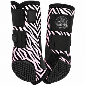 Botas de Protección para Caballos TOUGH TACK, Personalizadas por Sublimación, Ligeras, Ventiladas, de Neopreno y Goma para Entrenamiento - Product Image 1