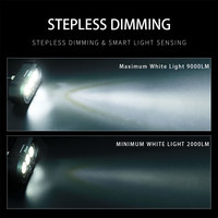 Lumière auxiliaire pour moto 1300RT, projecteur avant haute luminosité, lumière halo 6 couleurs, lumière blanche haute puissance 90W