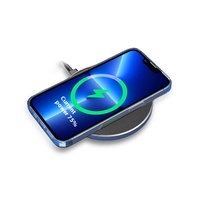 Chargeur sans fil unique en métal PC et tissu, 15W, charge rapide, en gros, pour téléphones Huawei, accessoires de bureau à domicile