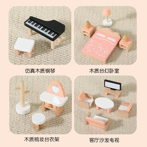 ¡Mini muebles <span class=keywords><strong>de</strong></span> <span class=keywords><strong>madera</strong></span> DIY personalizados, juguetes <span class=keywords><strong>para</strong></span> <span class=keywords><strong>niñas</strong></span>, juegos e imaginación <span class=keywords><strong>para</strong></span> niños! Hecho <span class=keywords><strong>de</strong></span> caja <span class=keywords><strong>de</strong></span> <span class=keywords><strong>madera</strong></span> contrachapada - Product Image 4