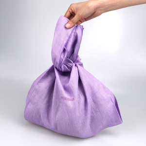 Túi Tote Vải Lanh Cotton Thêu Màu Tím Thân Thiện Với Môi Trường Túi Chống Bụi Cho Áo Len Mua Sắm Túi Đựng Quần Áo Giày Du Lịch Bằng Cotton - Product Image 6