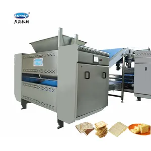 Recién llegado, precio de fábrica, línea de producción de galletas duras y blandas, máquina para hacer galletas para planta de máquina de aperitivos