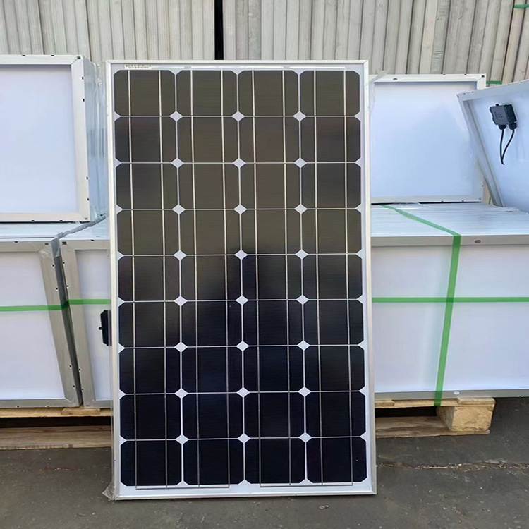All Black Monocrystalline <strong>Solar</strong> <strong>Panel</strong> <strong>100W</strong> 156.75mmx156.75mm Cell Size <strong>12V</strong> 24V Home Car Use