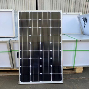 แผงโซลาร์เซลล์โมโนคริสตัลไลน์สีดำทั้งหมด 100W ขนาดเซลล์ 156.75 มม. 12V 24V ใช้ในบ้านและรถยนต์ - Product Image 1