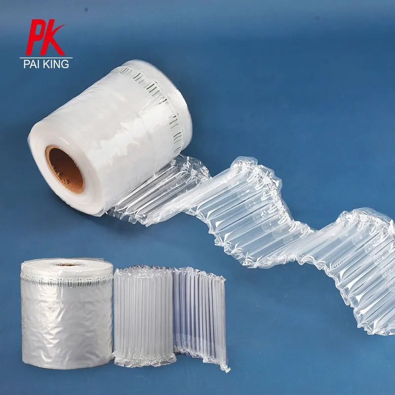 Rollo de película de columna de aire inflable, película de burbuja de aire, embalaje inflable protector, envío directo de fábrica