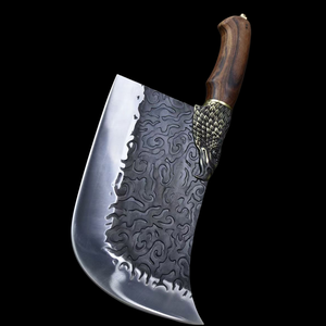Couteau à découper en os de cuisine à tête d'aigle T10 acier forgé boucher hacher boeuf mouton porc cuisse couteau lourd - Product Image 4