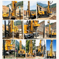Foreuse pneumatique à chenilles durable et stable pour le forage de puits d'eau dans les mines, les terres agricoles, les pâturages et les régions désertiques