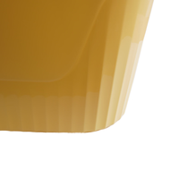 Bac à litière grande capacité, design ouvert, adapté aux foyers multi-chats, disponible en plusieurs couleurs.