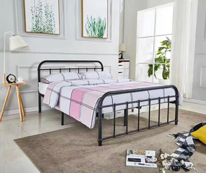 Khung Giường Kim Loại Kích Thước Đầy Đủ Với Đầu Giường Và Chân Giường - Product Image 1