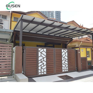 בית מודרני יוקרתי חכם חשמלי מתחם ראשי קיר שער אלומיניום צבעי עיצובים תמונות לבית - Product Image 6