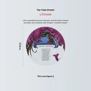 Magnifique assiette à pâtes ronde décorative en porcelaine fine, style créatif haut de gamme, pour la restauration occidentale - Product Image 6