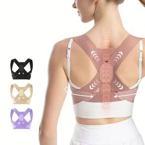 Ceinture Orthopédique Respirante et Flexible en Cuir de Haute Qualité pour Correction de Posture (Kyphose, Épaules Recourbées) - Product Image 5