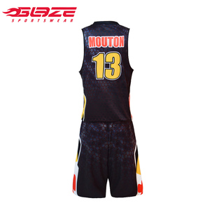 เสื้อบาสเก็ตบอลดีไซน์สีฟ้า - Product Image 2