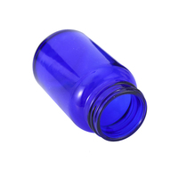 160ml 5oz 150ml flacon de pilules en verre bleu cobalt pour tablette de vitamines