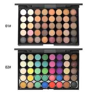 Sombras de ojos maquillaje 40 colori Glitter trucco ombretto tavolozza ombretto ad alta pigmentazione